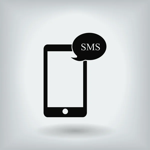 Cep telefonu sms simgesi — Stok Vektör