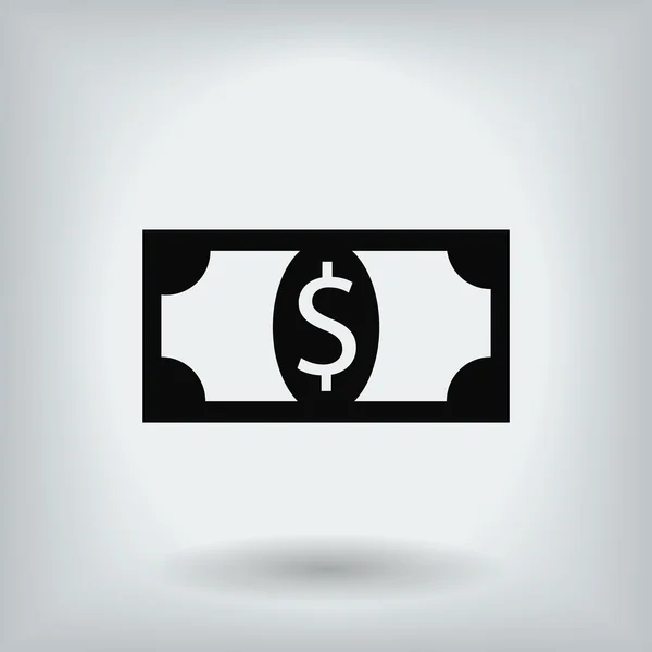 Geld-Vektor-Symbol — Stockvektor