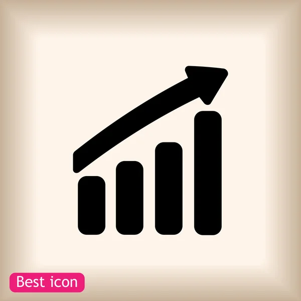 Business graphic icon — Stock Vector