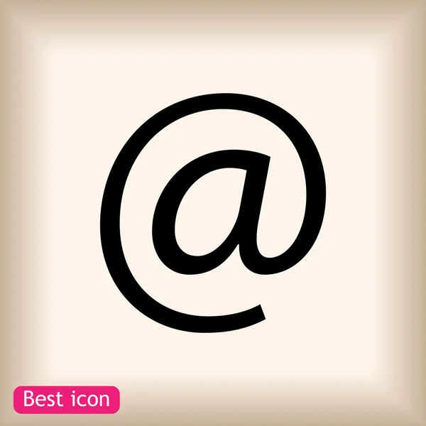 Icono signo de correo electrónico — Archivo Imágenes Vectoriales