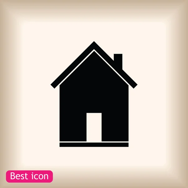 Flat  icon of home — Stock Vector