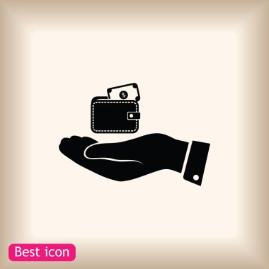 M-cüzdan'el simgesi