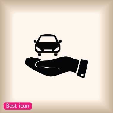 Ekibimizi elinde araba simgesinin