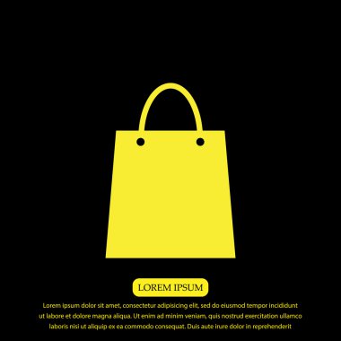 alışveriş çantası simgesi 