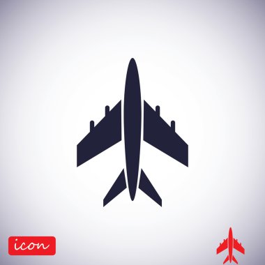 uçak vektör simgesi