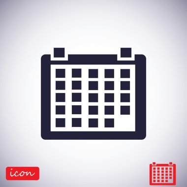 Takvim vektörü simgesi