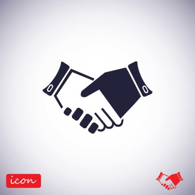 heandshake vektör simgesi