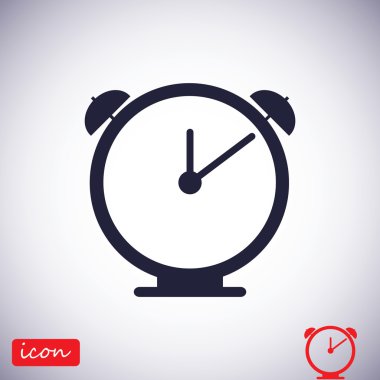 Saat vektör simgesi