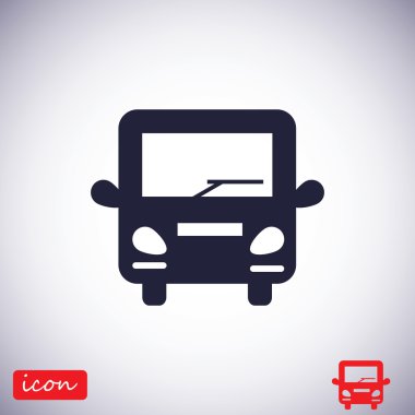 otobüs vektör simgesi