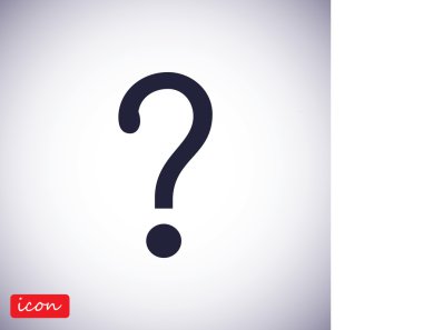 Soru işareti simgesi simgesi