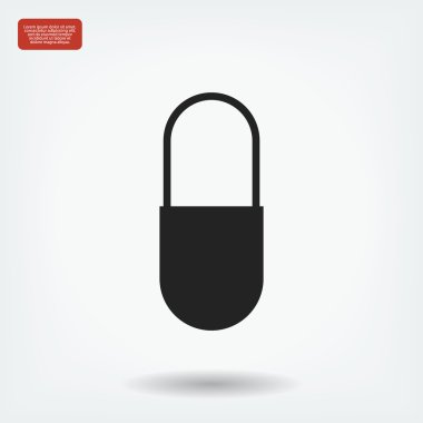 Kapsül Vektör Simgesi