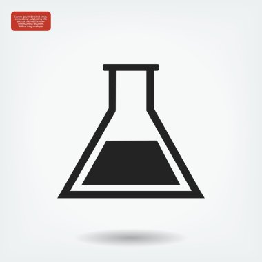 laboratuvar cam simgesi