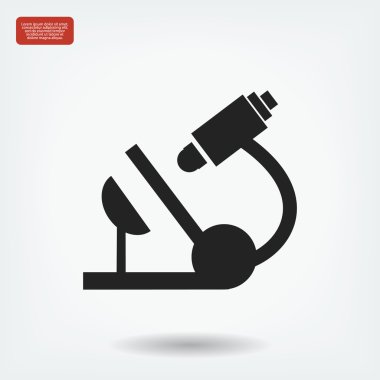 Laboratuvar mikroskobu simgesi