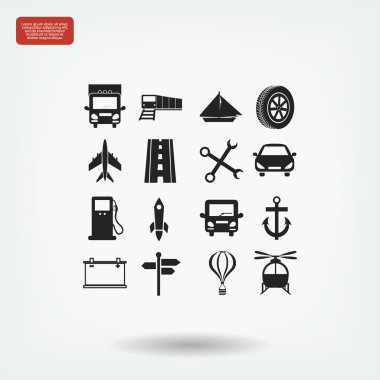 taşıma simgeleri ayarlandı