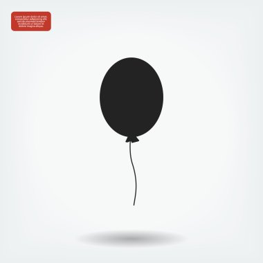 Balon vektör simgesi