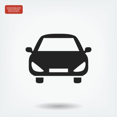 Araba vektör simgesi