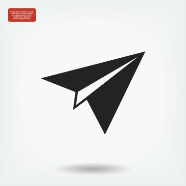 uçak vektör simgesi