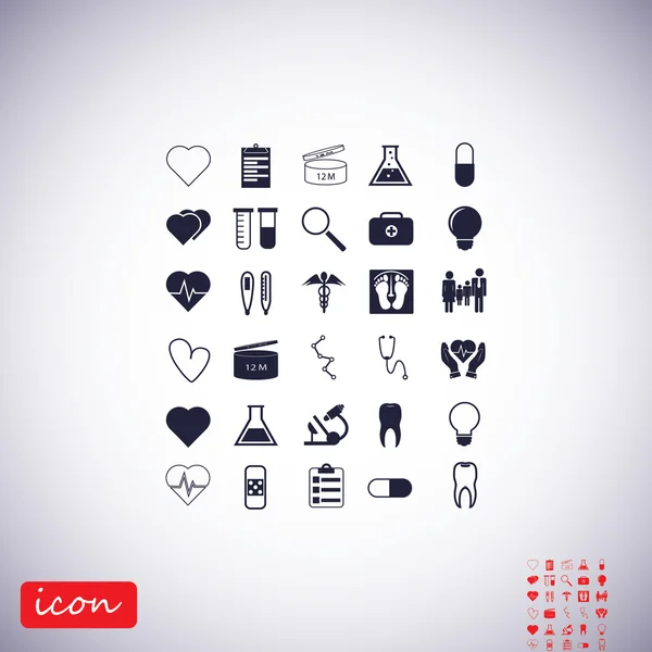 Medical icons set — Stock Vector