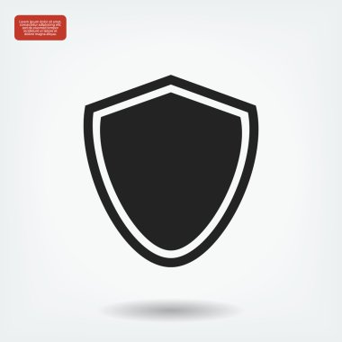 Kalkan Vektör Simgesi