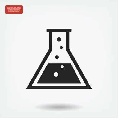 laboratuvar cam simgesi