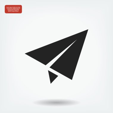 uçak vektör simgesi