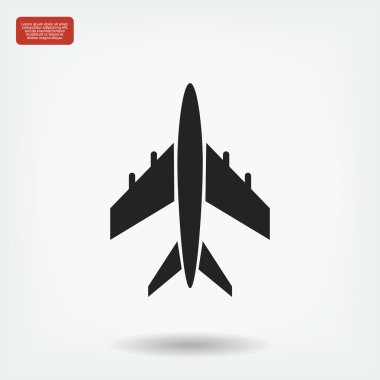 uçak vektör simgesi
