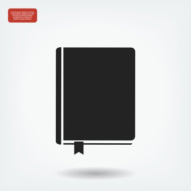 Kitap vektörü simgesi