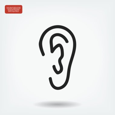 İnsan kulağının simgesi