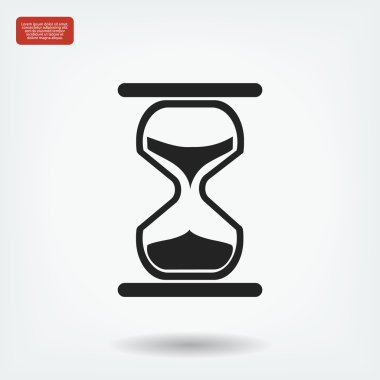 Kum Saati vektör simgesi