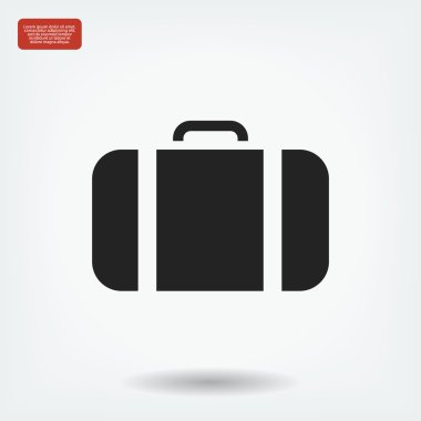 seyahat çantası simgesi