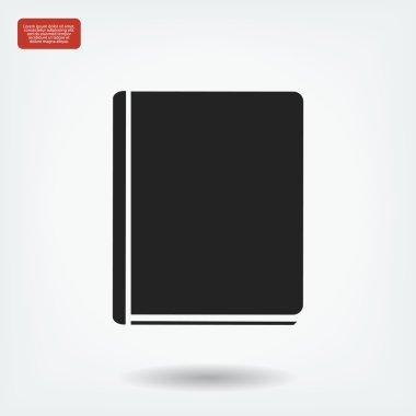 Kitap vektörü simgesi