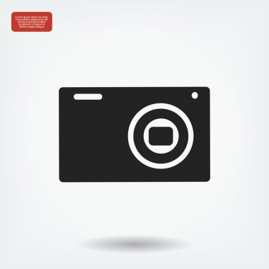 3D fotoğraf kamera simgesi