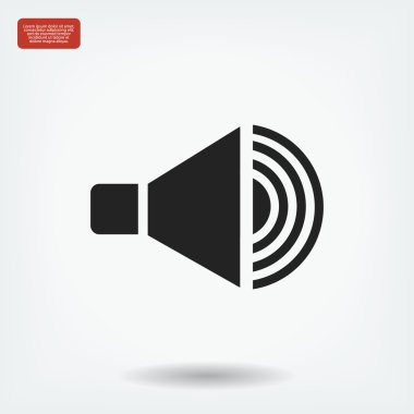 hoparlör vektör simgesi