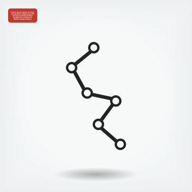 iş diyagram simgesi