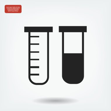 Laboratuvar tüpleri simgesi