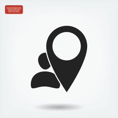 İşaretçi vektör simgesi