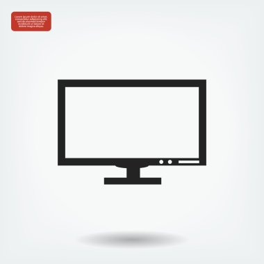 Bilgisayar Düz Simgesi