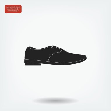 Ayakkabı vektör simgesi