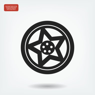 Tekerlek diskleri simgesi