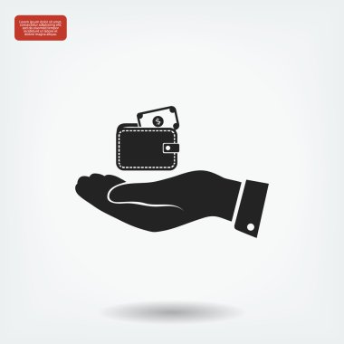 M-cüzdan'el simgesi