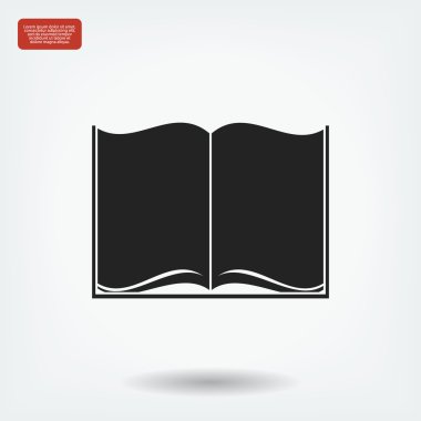 Kitap vektörü simgesi