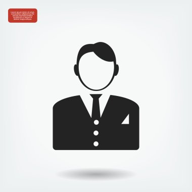 işadamı vektör simgesi