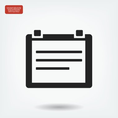 Takvim vektörü simgesi