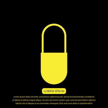 Kapsül Vektör Simgesi