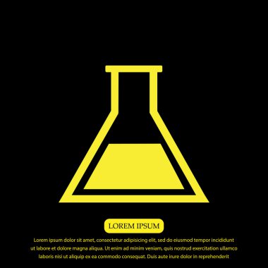 laboratuvar cam simgesi