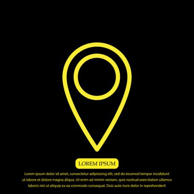 harita işaretçi simgesi