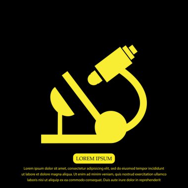 Laboratuvar mikroskobu simgesi