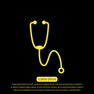 Sağlık stetoskop simgesi