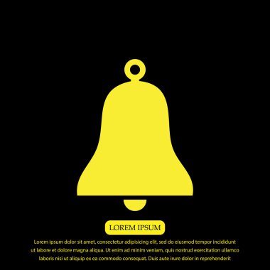 Çan vektör simgesi