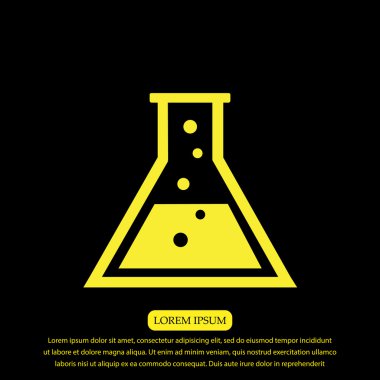 laboratuvar cam simgesi